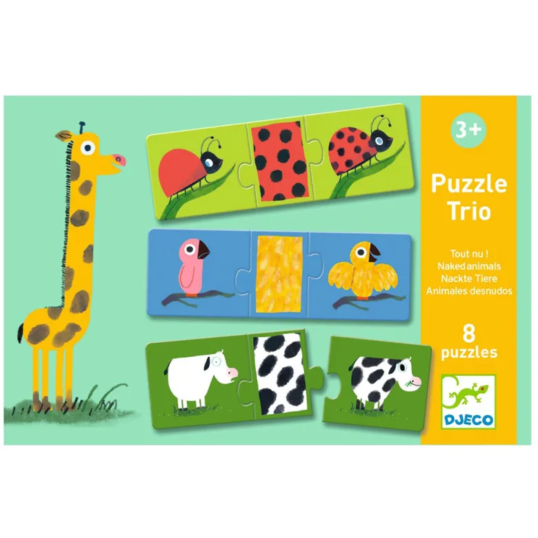 Djeco Play & Learn Puzzle – Animals