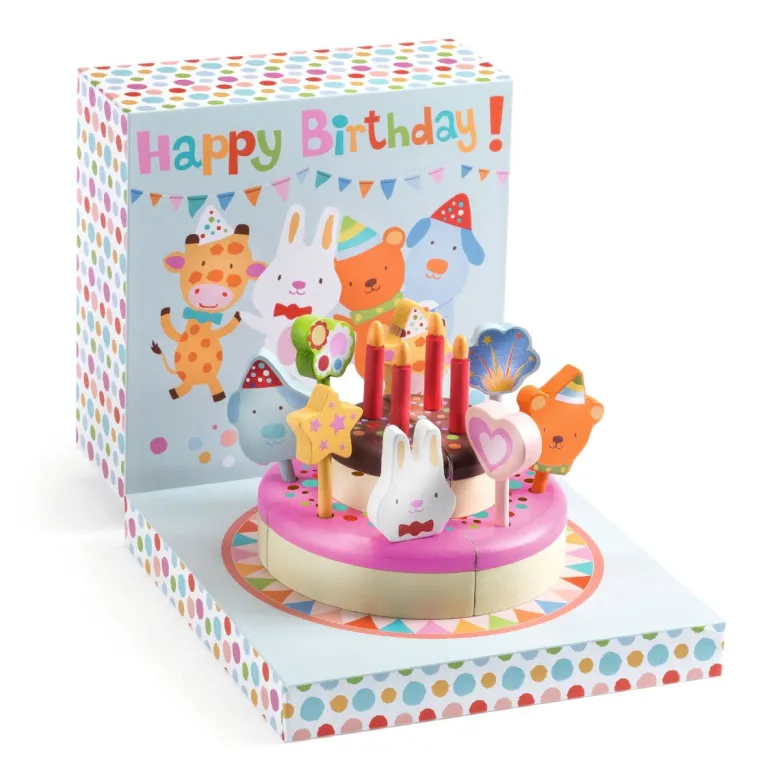 Djeco Play Food, Birthday Cake