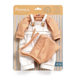 Djeco Pomea dukketøj, Sæt med overalls, Cannelle