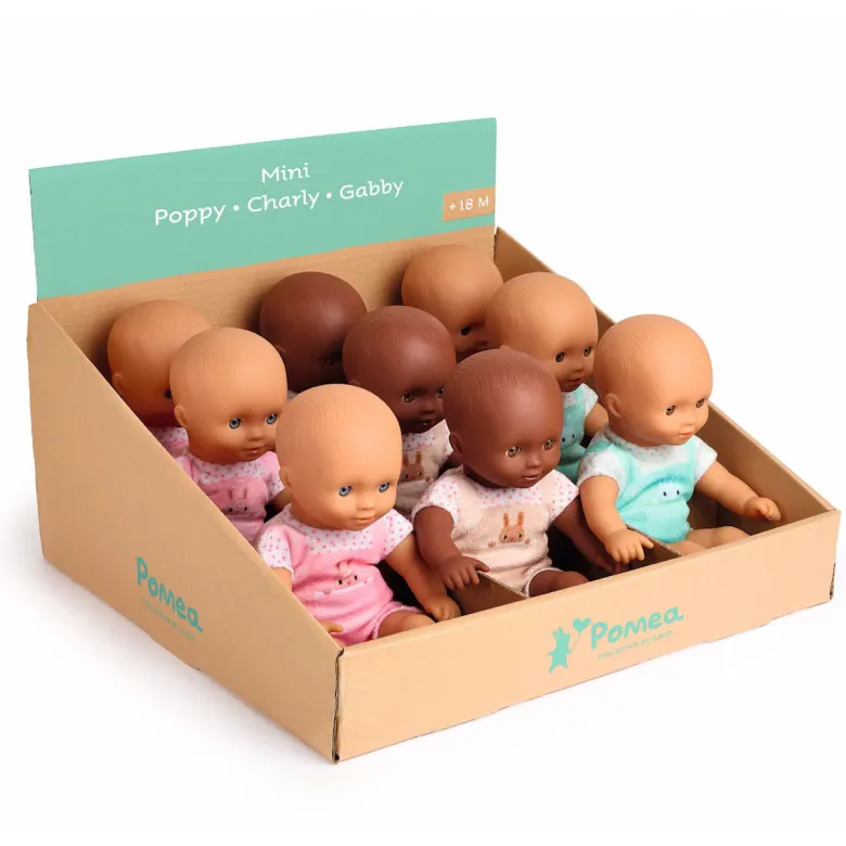 Djeco Pomea mini dukke, 3 varianter