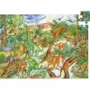 Djeco Puzzle, Dinosaur - 100 Pieces + Book