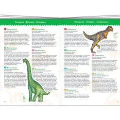 Djeco Puzzle, Dinosaur - 100 Pieces + Book