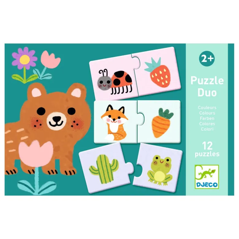 Djeco Puzzle Duo – Colours