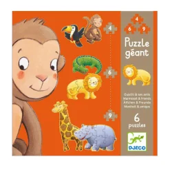 Djeco Puzzle, Marmoset and His Friends