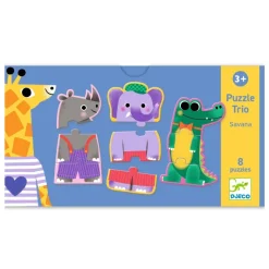 Djeco Puzzle Trio, The Jungle Adventure