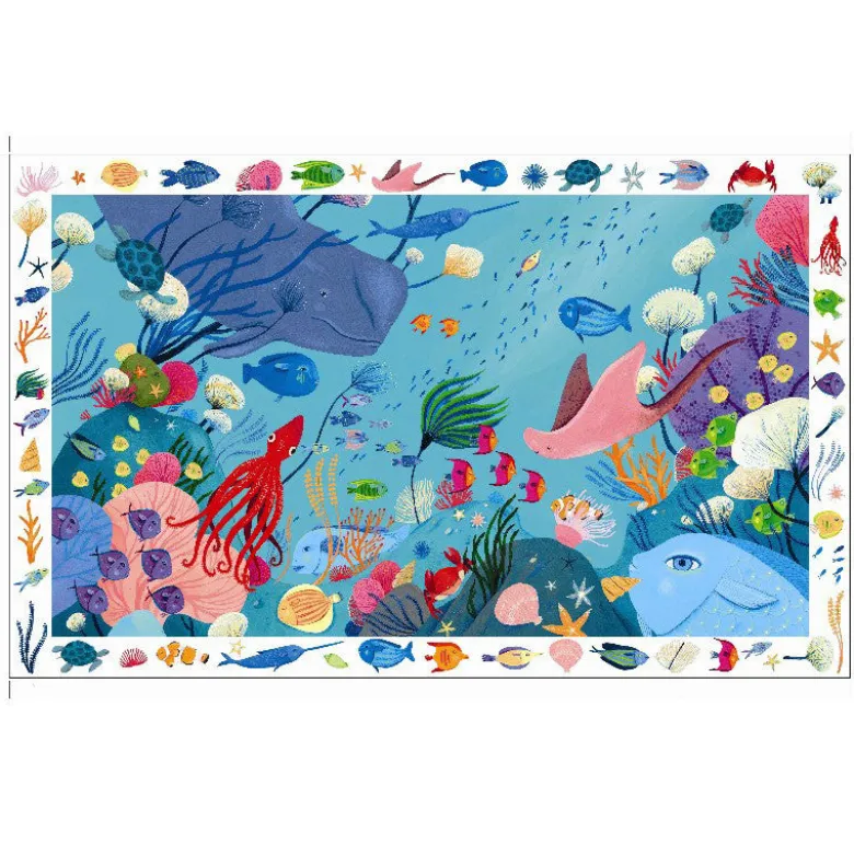 Djeco Puzzle, Under the Sea - 54 Pieces