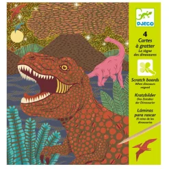 Djeco Scratch Art Cards, Dino