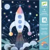 Djeco Scratch Cards – Space