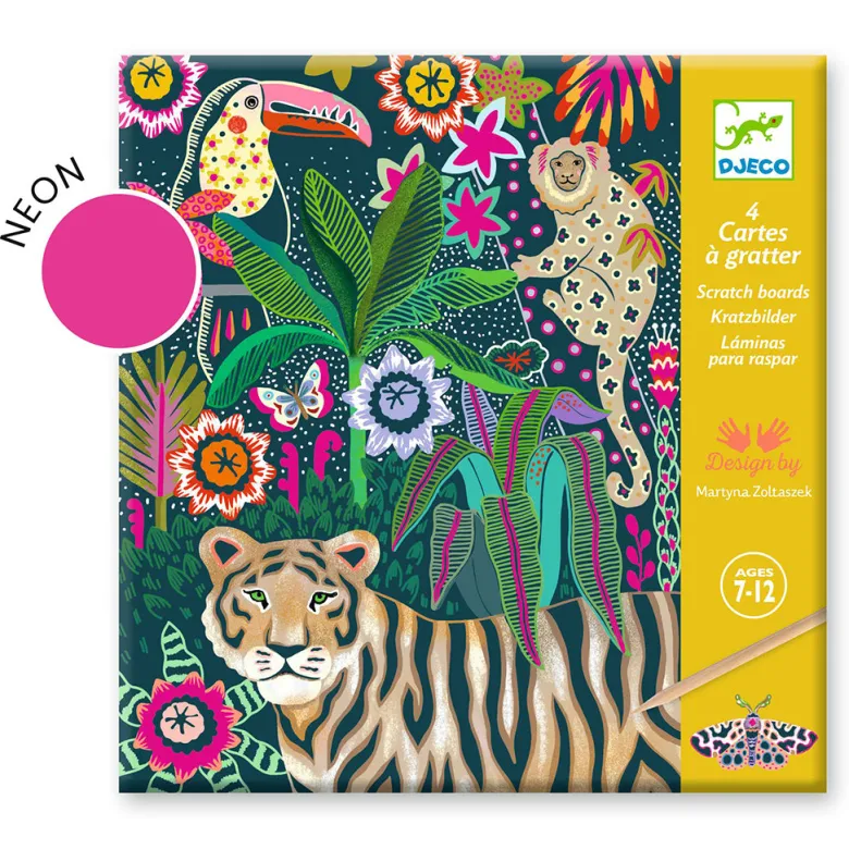 Djeco Scratch Cards, Rococo