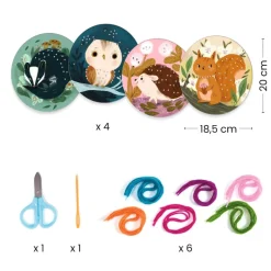 Djeco Sewing Cards with Needle and Thread