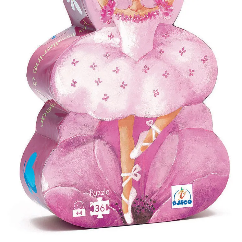 Djeco Silhouette Puzzle, Ballerina - 36 Pieces