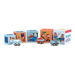 Djeco Stacking Blocks - TopaniCar