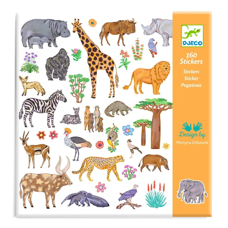 Djeco Stickers – Kenya