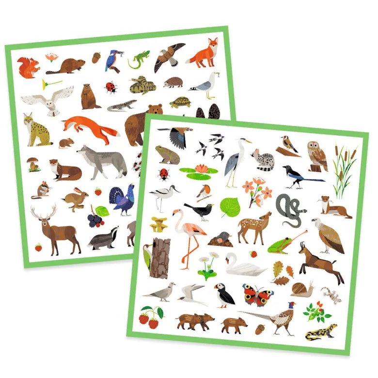 Djeco Stickers, Fauna