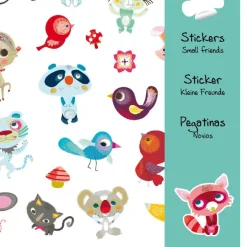 Djeco Stickers, Little Friends
