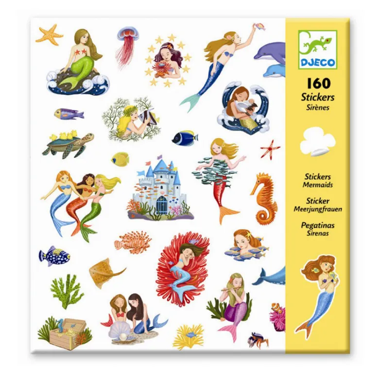 Djeco Stickers: Mermaids