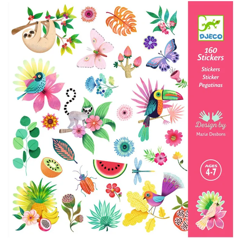 Djeco Stickers, Paradise