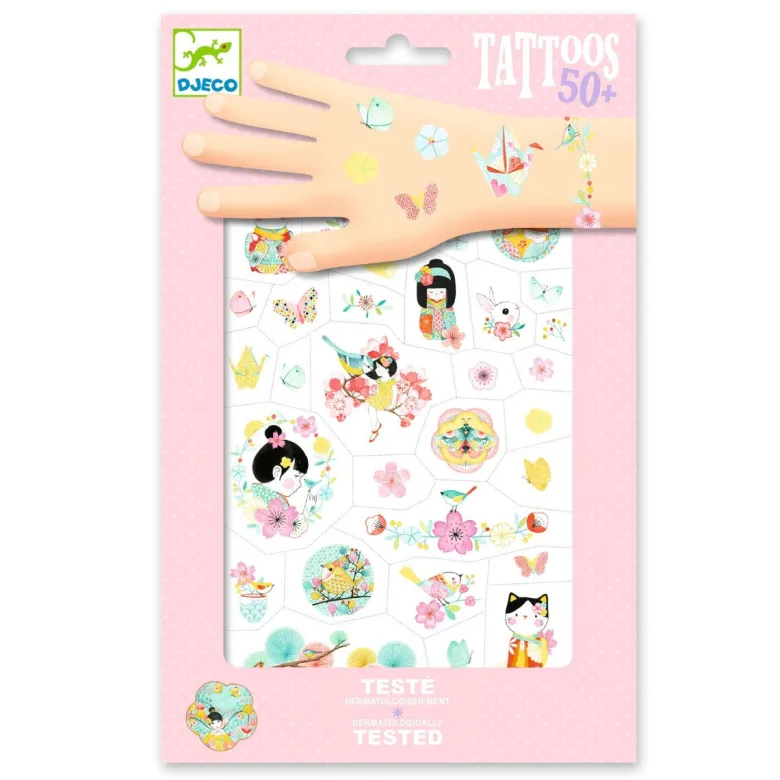 Djeco Tattoos, Cherry Blossoms
