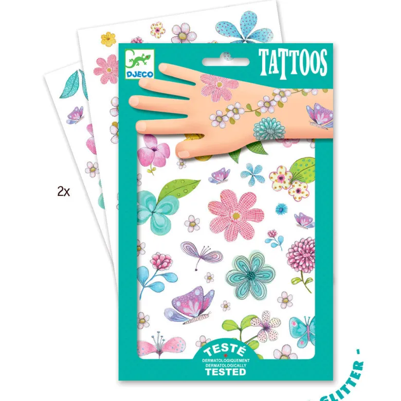Djeco Tattoos, Flowers