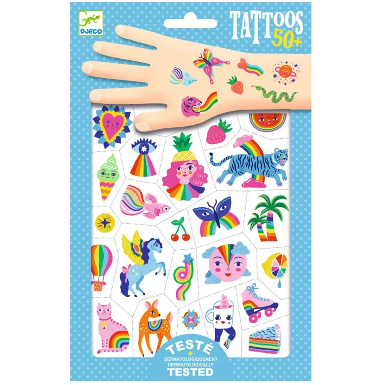 Djeco Tattoos, Rainbows