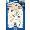 Djeco Tattoos, Space – Glow-in-the-Dark
