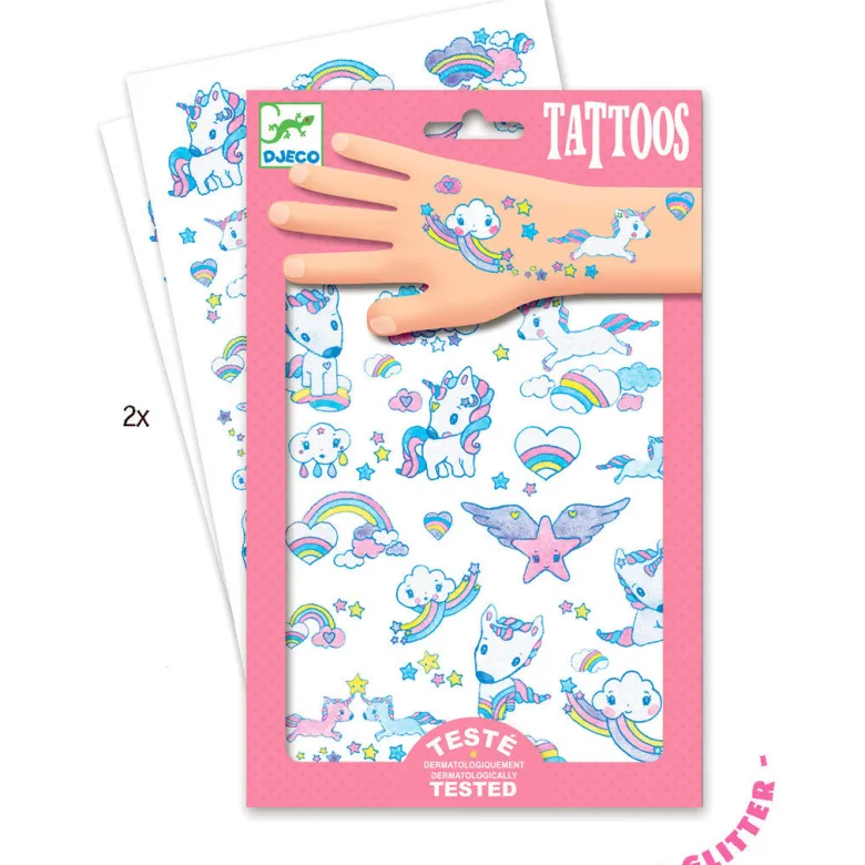 Djeco Tattoos, Unicorns