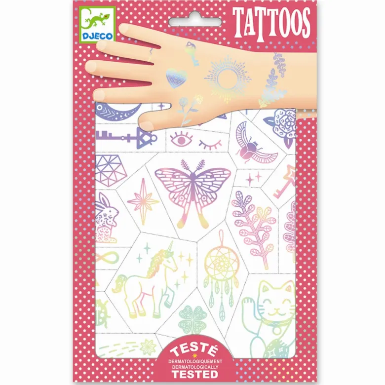 Djeco Temporary Tattoos, Lucky Charms