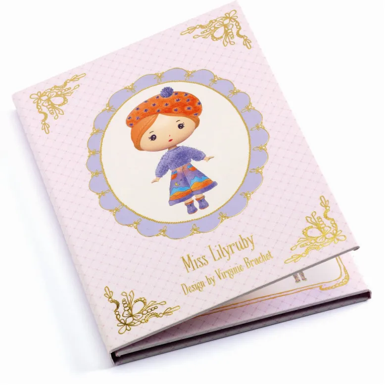 Djeco Tinyly, Miss Lilyruby - Reusable Stickers