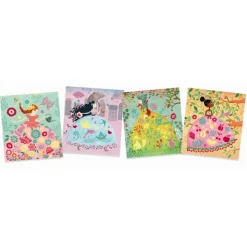 Djeco Transfer Pictures, Artistic Patch - Fine Girls