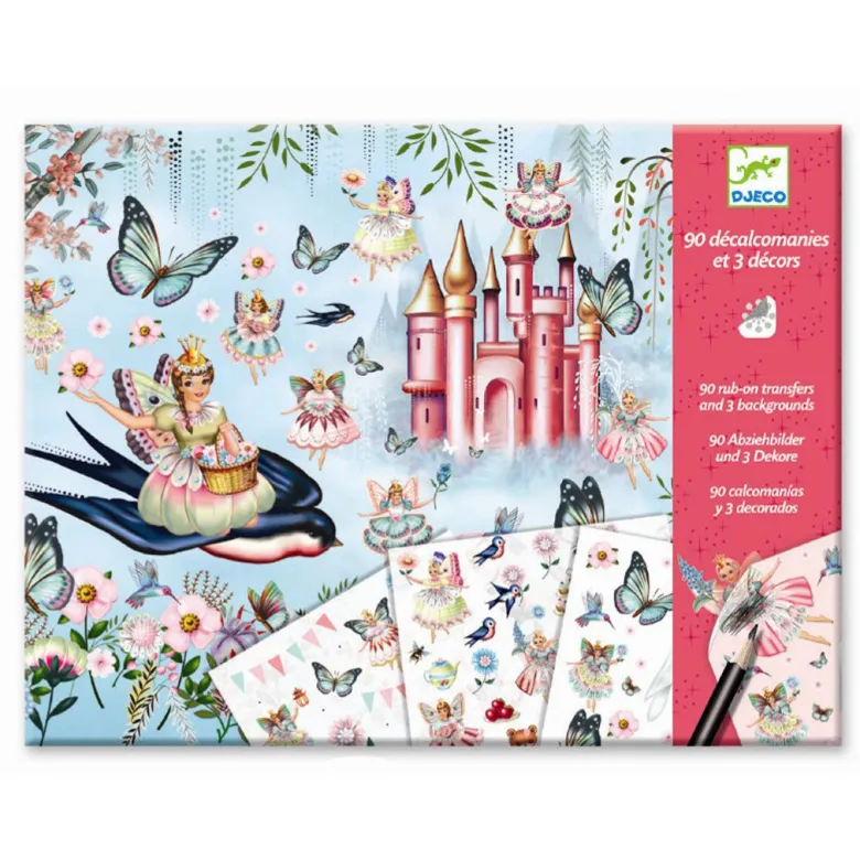 Djeco Transfer Pictures, Fairies