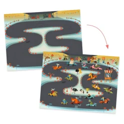 Djeco Transfer Stickers, Asphalt