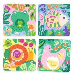 Djeco Water Painting, Peekaboo in the Garden – Suitable from 18 Months