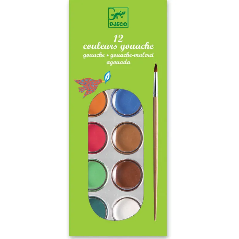 Djeco Watercolour Set with 12 Colours