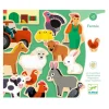 Djeco Wooden Magnets, Farmix