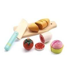 Djeco Wooden Play Food, Lunch Set