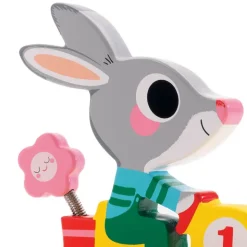 Djeco Wooden Pull Toy, Roulapic the Rabbit