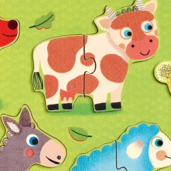 Djeco Wooden Puzzle – Life on the Meadow