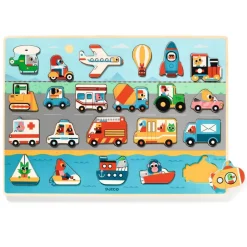 Djeco Wooden Puzzle – Transport