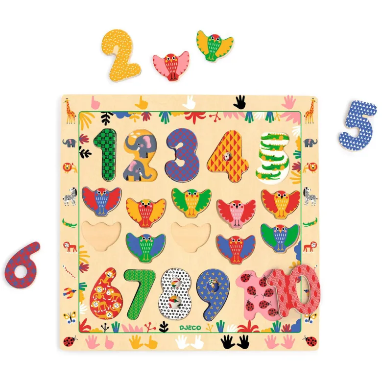 Djeco Wooden Puzzle – We Count