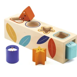 Djeco Wooden Shape Sorting Box, BoitaBasic