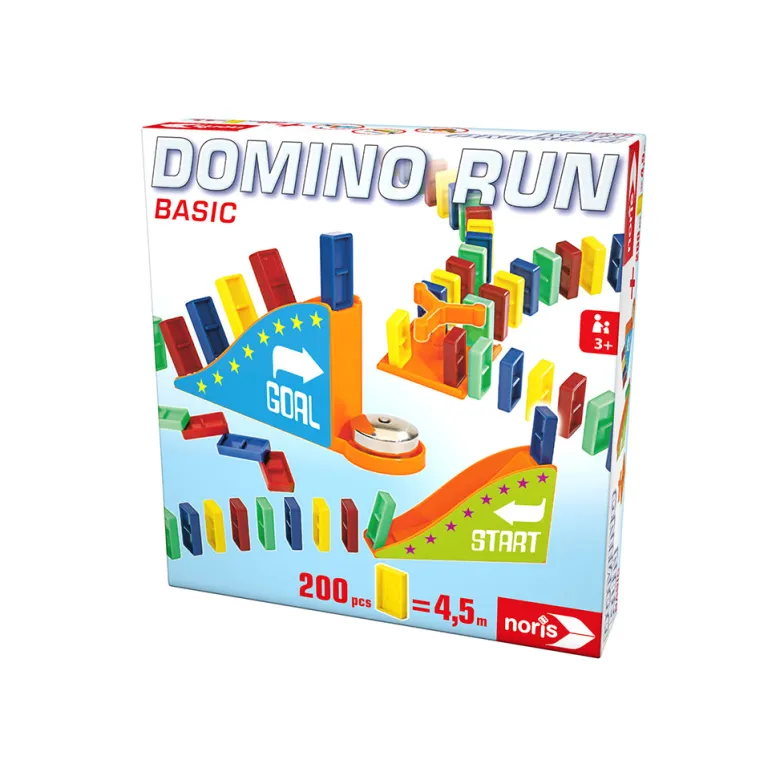 Domino Run Basic with 200 Pieces