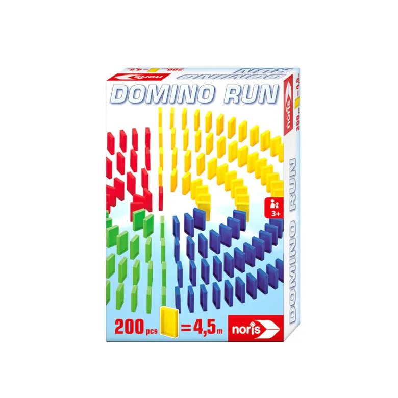 Domino Run with 200 Pieces