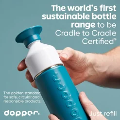 Dopper Insulated Thermo Bottle, 580 ml - Bottlenose Blue