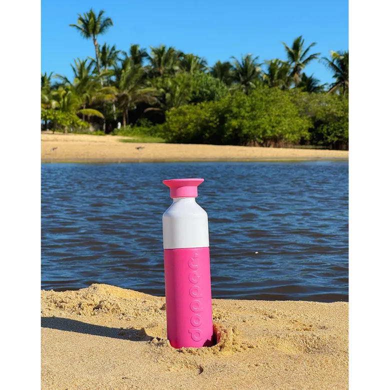 Dopper Insulated Thermos Bottle, 350 ml - Pelican Pink