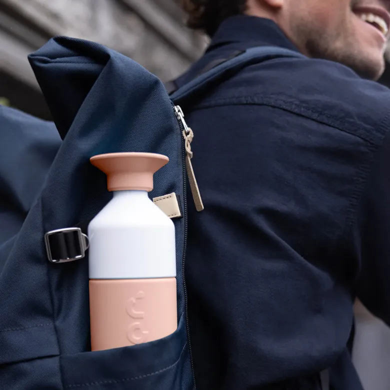 Dopper Thermos Bottle, Insulated 350 ml - Pebble Peach