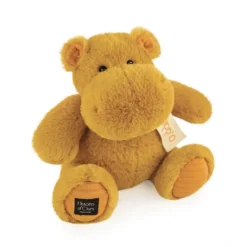 Doudou et Compagnie Flodhest Plush Toy, Ochre - 25 cm