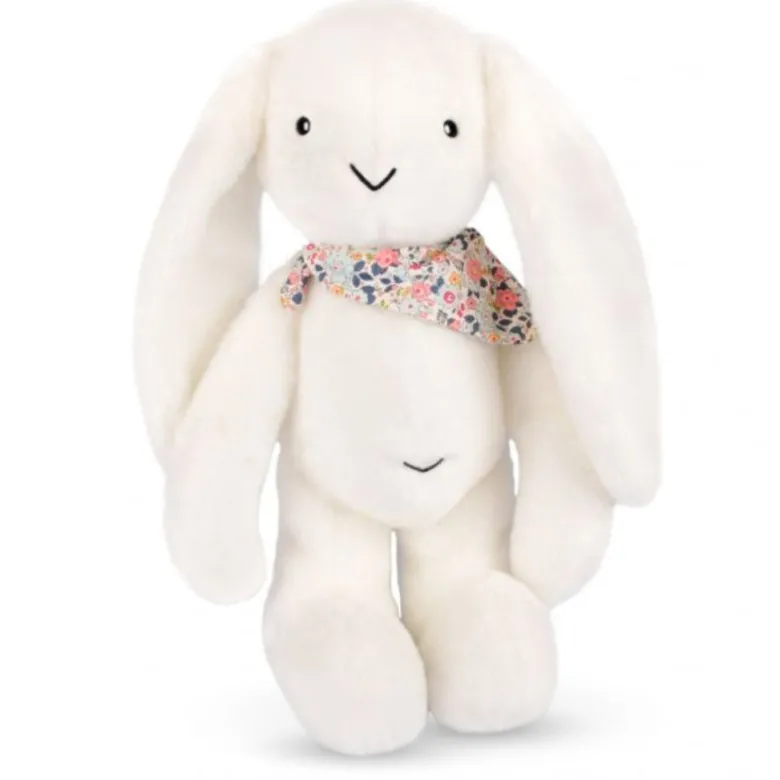 Doudou et Compagnie Flower Bunny, White - 50 cm