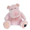 Doudou et Compagnie Hippo Plush Toy, HIP'PIE Pink - 40 cm