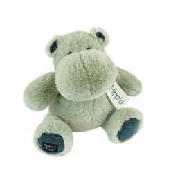 Doudou et Compagnie Hippopotamus Stuffed Animal, Almond - 25 cm