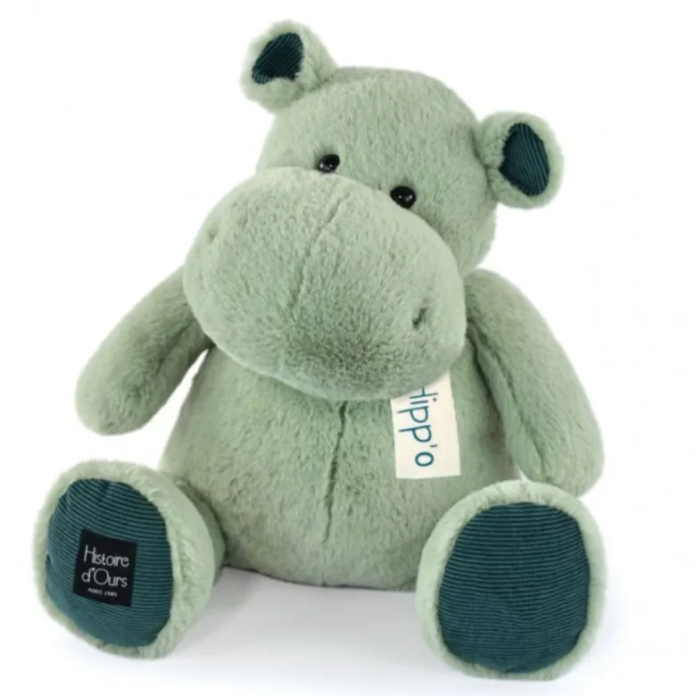 Doudou et Compagnie Hippo Plush Toy, Almond - 40 cm